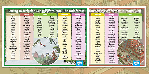 Setting Description Senses Word Mat